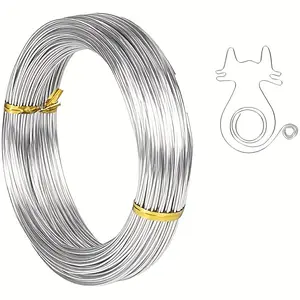 Special Offer Silver Color Aluminum Wire, Soft and Smooth, Bendable, 1mm Diameter, 10m Length, Ideal for Crafts, Jewelry, Models, DIY Projects
