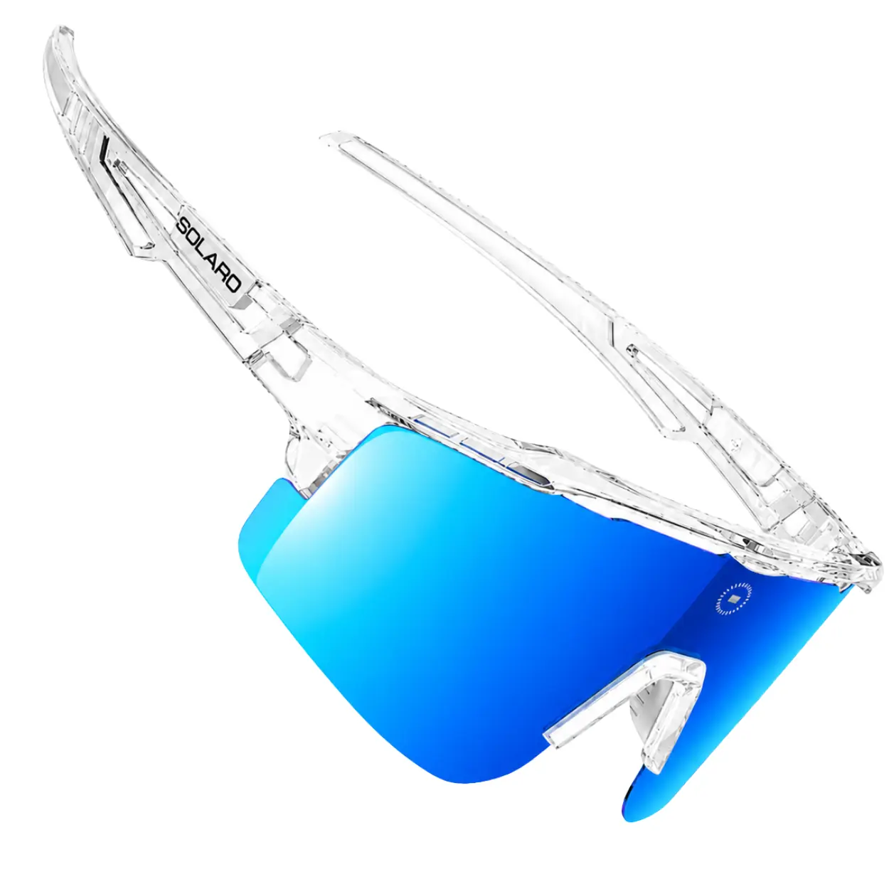 Cracked Ice Baseball Sunglasses for Running, Softball and more | Includes 3 Lenses