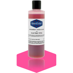 AmeriColor, Electric Pink, 9 Ounce, AmeriMist Airbrush Food Coloring