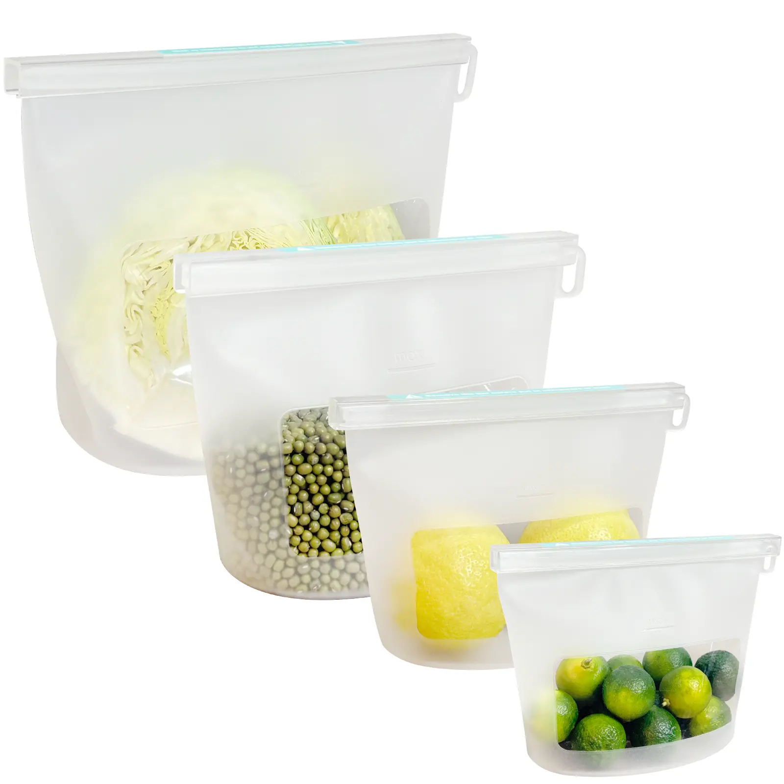 4-Pack Transparent (Large) 