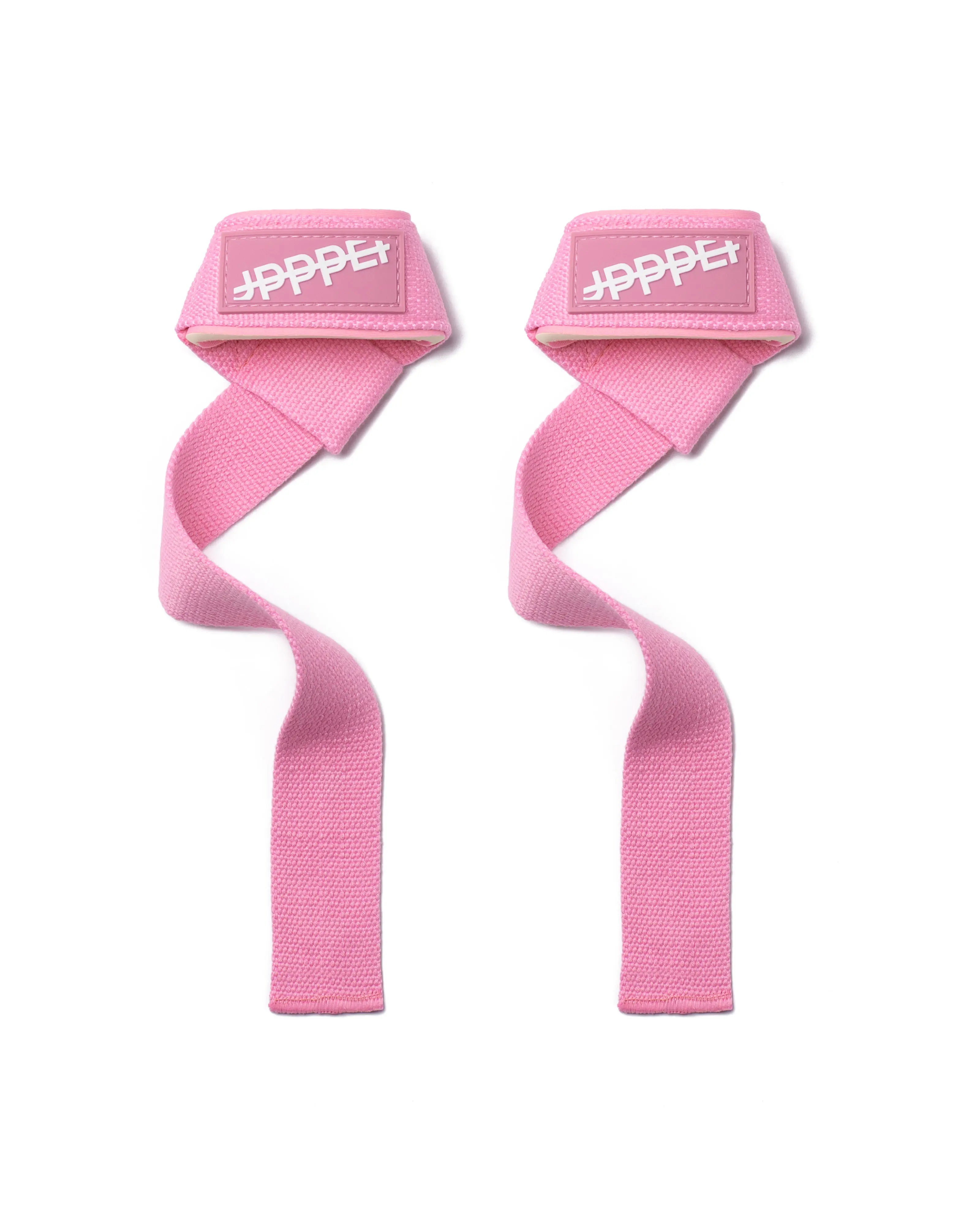 UPPPER Lifting Straps Pink - For Deadlifts & Pullups, 22" Cotton, Neoprene Padding