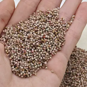 Set of 18 Colors 6300pcs 2mm Picasso Glass Seed Beads, DIY Mix Beads, DIY Jewelry Making Kit, Handmade Craft Supplies for Weaving Designs