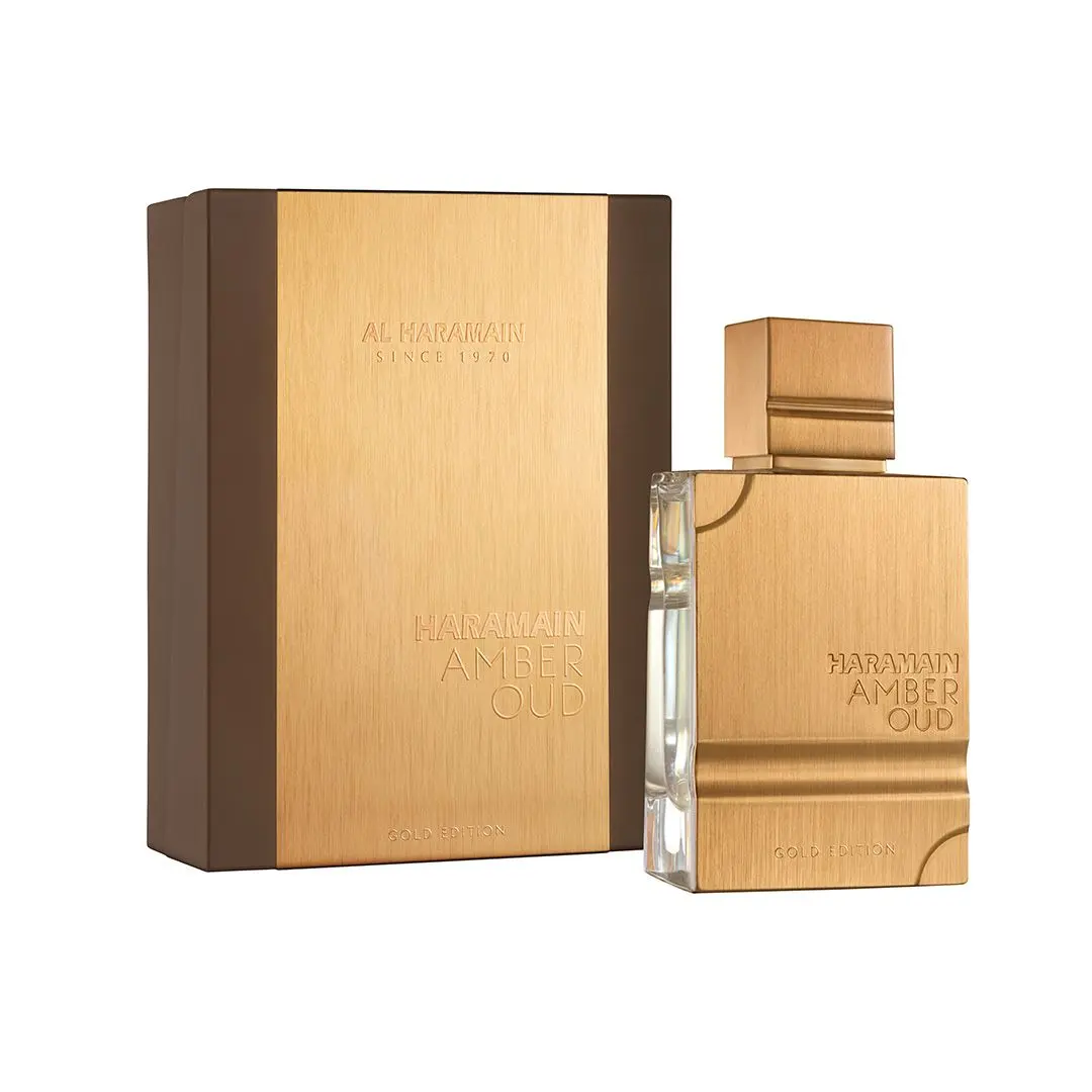 Al Haramain Amber Oud Gold Edition Eau de Parfum, Fruity Amber Woody Unisex Fragrance, 2 fl oz / 60 mL