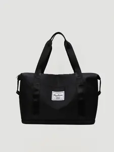 Simple and versatile travel bag with multiple pockets, portable fitness bag, swimming bag, business travel luggage bag, storage bag, expandable handbag, Travel Essentials Bag suitable for daily commuting, travel, sports and other scenarios.