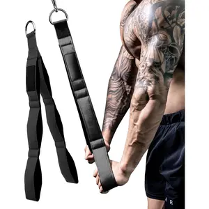 Triceps Rope Attachment Handle, Wider Range of Motion, Triceps Pull-Down Rope for Bench Press, Sit-Ups, Face Pull Rope, Suitable for Professional Gyms