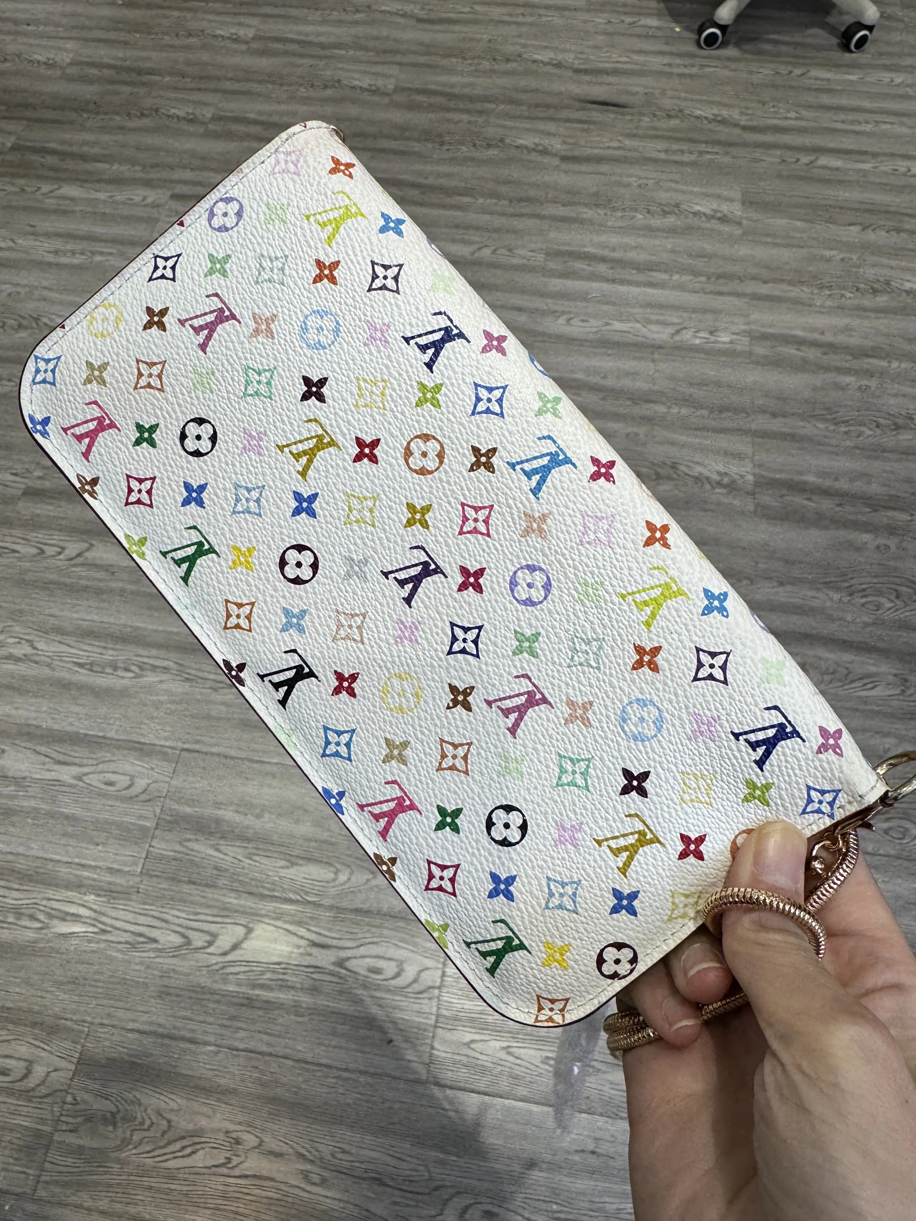 Louis vuitton multicolor key pouch - TikTok Shop