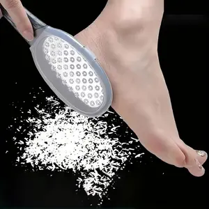 Set of 2 Hypoallergenic Metal Foot Files And Scrapers - Perfect for Smoothing And Cleaning Dry Skin, Great for Removing Calluses, Essential Foot Care Tools | Hypoallergenic Foot Care | Sturdy Foot Care Instruments Callus Remover Feet