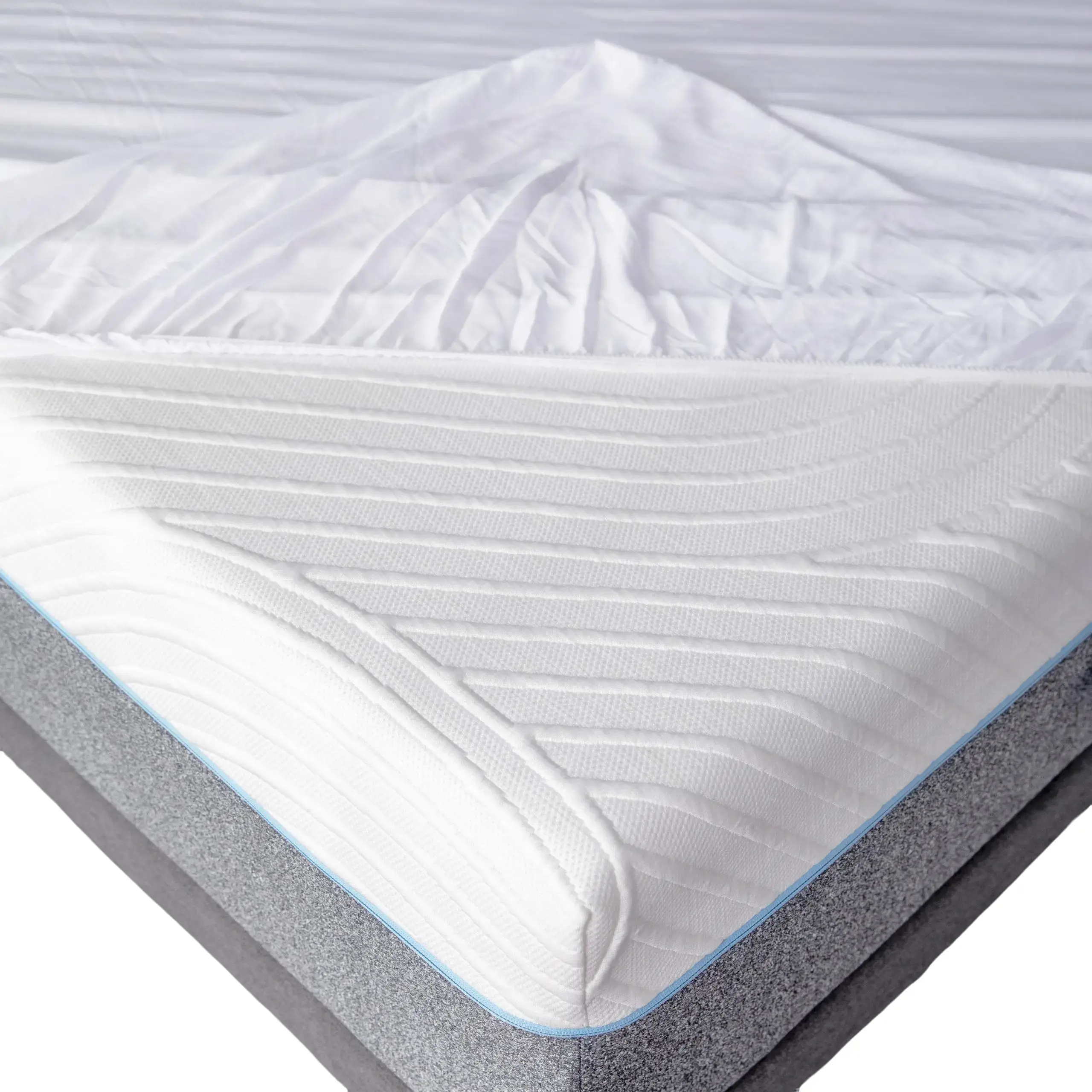 Tencel Fabric Protector, Smooth Cooling Waterproof Mattress Cover, Breathable, Machine Washable, Fitted with Various Mattress Sizes