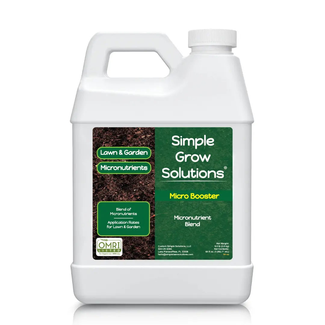 Micro Booster: Organic Complexed Micronutrient Blend For Lawn and Garden (64 ounce)