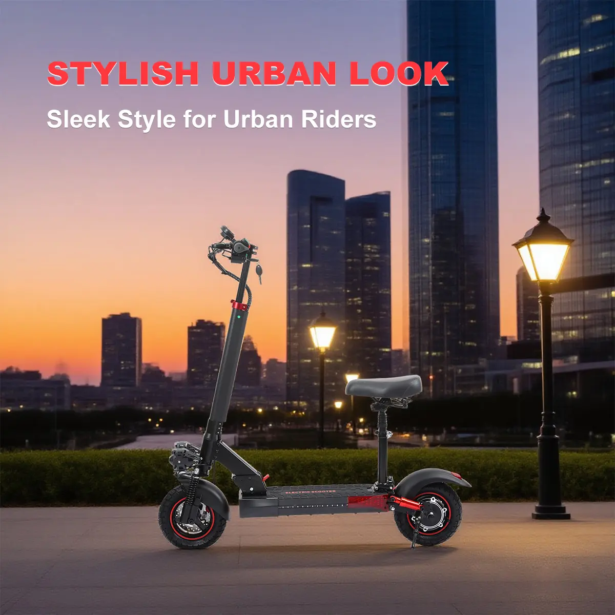 Nexus J-01 CityGlow Commuter E-Scooter - 48V15AH Battery, All-in-One City Solution