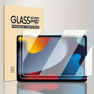 iPad Screen Protector Film Set (for iPad 9/8/7), 2-Pack Compatible with Models 2021/2020/2019, Durable & Bubble-Free Design