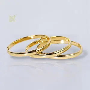 DIDIRAY 14K Gold Plated Mix-and-Match Bracelet Set - Three Pieces