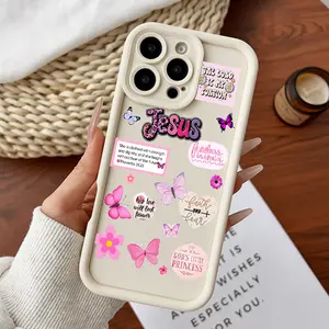 Designed for iPhone11/12/13/14/15/16/17/promax/x/xs/xr/xsmax CaseFaith & Grace Stickers Soft Durable TPU Protective Cover CASE