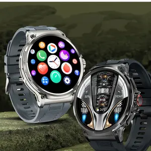 Outdoor smart watch, 1.85-inch HD screen, V69 large-screen smart watch, multiple sports modes, Bluetooth, information reminder, listening to music, Bluetooth making and receiving calls, health monitoring, sports trajectory,  gifts Wearable Remote