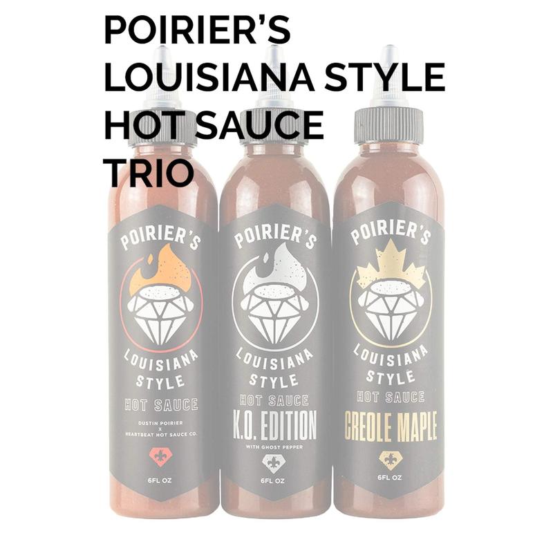 Poirier's Louisiana Style Hot Sauce Trio Pack | Dustin Poirier’s Louisiana Style