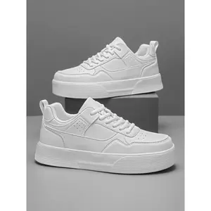 Men's Fashionable Lace Up Low Top Sneakers, Casual Comfortable Breathable Skate Shoes, Trendy All-match Sports Shoes for Daily Wear