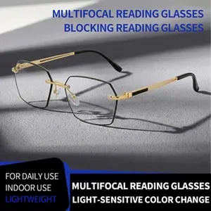 Progressive Eye Protection Reading Glasses, UV & Blue Light Blocking, Ergonomic Comfort Design