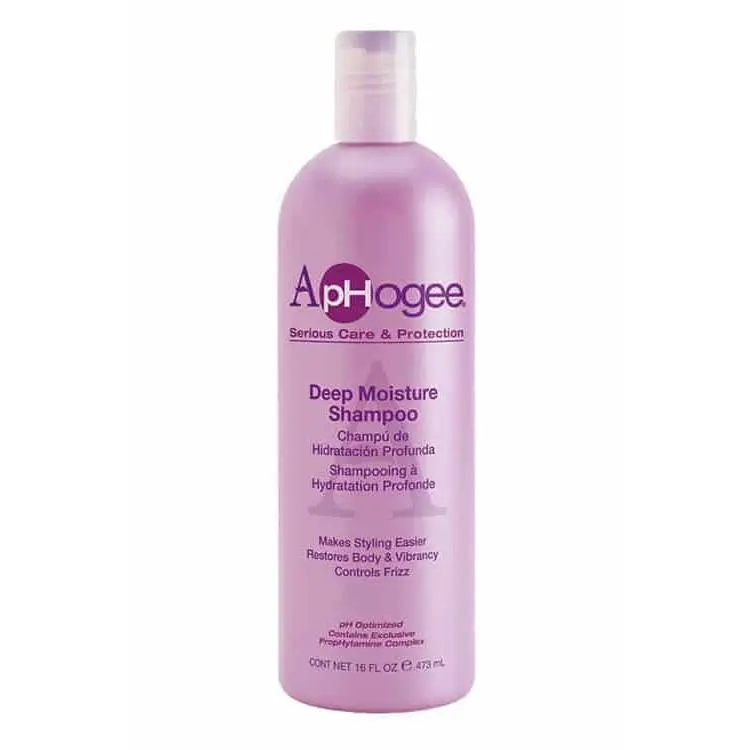 Deep Moisture Shampoo with Protein to Restore Strength, Frizz Control Haircare Cleanser for Dry, Damaged Hair, Safe for Extensions & Daily Use, 16 oz, Hydration Boost, Anti-Frizz, Liquid, Extensions Safe, Chemically Treated, Ph Balancing, Ph-Optimized, St