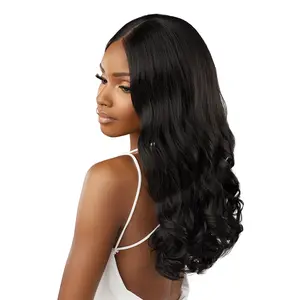Sensationnel Human Hair Blend Lace Front Wig BareLace Glueless Full Lace Unit 3