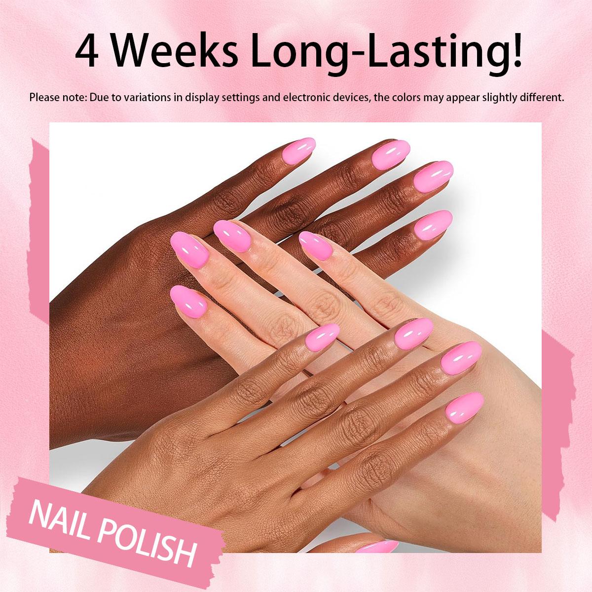 VOKY 6 Pack Gel Nail Polish Set #01-06 - Essential Classic Collection, Yellow White Nude Red Pink Wine, UV LED Soak Off Everyday Office Nail Art Kit, 5-Free Long Lasting High Gloss