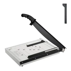 VEVOR Paper Cutter,  Guillotine Trimmer, 15" Cut Length, 16 Sheets Capacity, Heavy Duty Guillotine Paper Cutter with Guard Rail/Blade Lock for Cardstock/Cardboard, Paper Trimmer for Home Office School