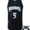 New Men's #5 Basketball Jersey, Loose-Fit Breathable Sleeveless Vest, Casual Embroidered Unisex Sportswear Top for Outdoor Activities & Training