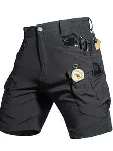 Men's Quick-Dry Shorts Lightweight Tactical Outdoor Workwear 6-Pocket Comfortable Breathable Bermuda shorts for Fishing & Hiking Leisure Shorts