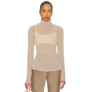 ASTR the Label Kyra Top in Champagne