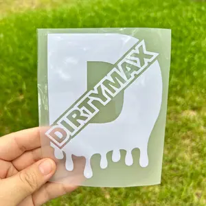 DIRTYMAX dripping window decal, Duramax diesel sticker, multiple colors and sizes!