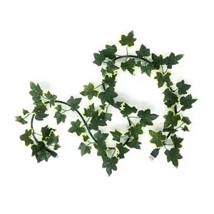 electroVine | USB-C Cable with Realistic Small Variegated Ivy Leaves