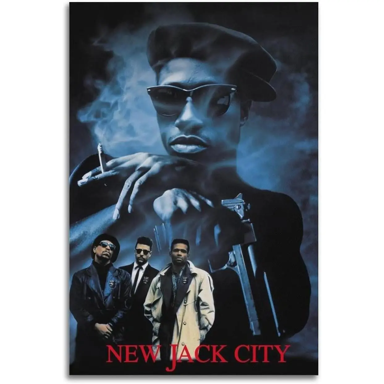 New Jack City (1991) Vintage Classic Movie Poster For Elevate Your Room Aesthetic Picture Canvas Print Wall Art Gift 08x12inch(20x30cm) Unframe-style