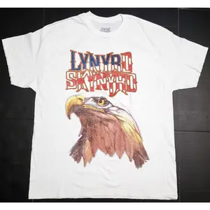 Lynyrddd Skynyrd T-shirt Licensed 2Sided Concert Tee Men's M Oversized White New KLB