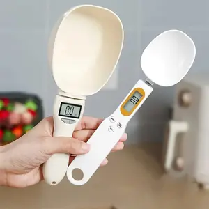 2025 New Digital Measuring Spoon, Digital Food Measuring Scoop Scale - Electronic Kitchen Measuring Spoon Scale for Cooking Baking - Smart Adjustable Measure Cup for Home Cooks Bakers Chefs Pet Owners  1Pc/800G Kitchenware food scale Utensils(Sheets)