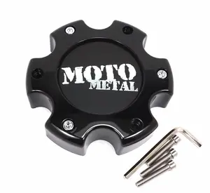 Moto Metal - MOTO CAP GLOSS BLACK 6X5.5 - NEW LOGO