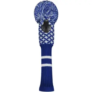 1PCS Hybrid Head Cover Knit for Driver Wood Fairway Wood Hybrid with Rotating Number Tags Number Tags