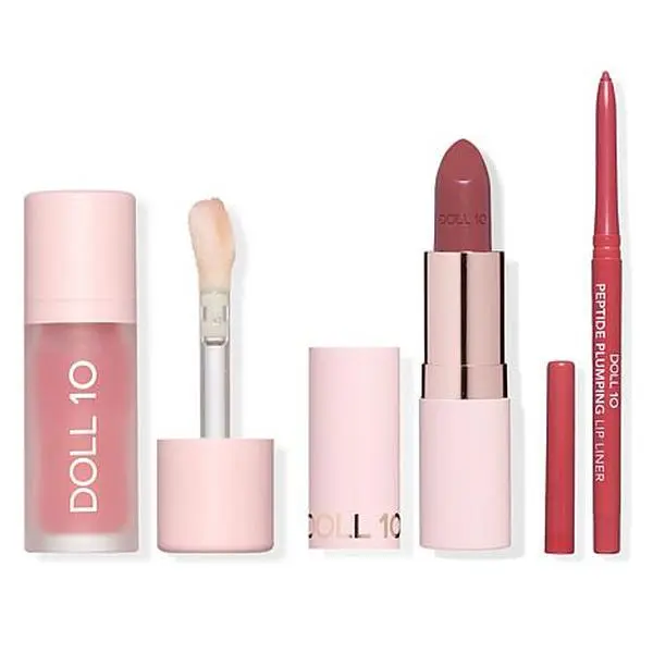 Doll 10 Peptide Plumping Lipstick and Liner with Lip Treatment