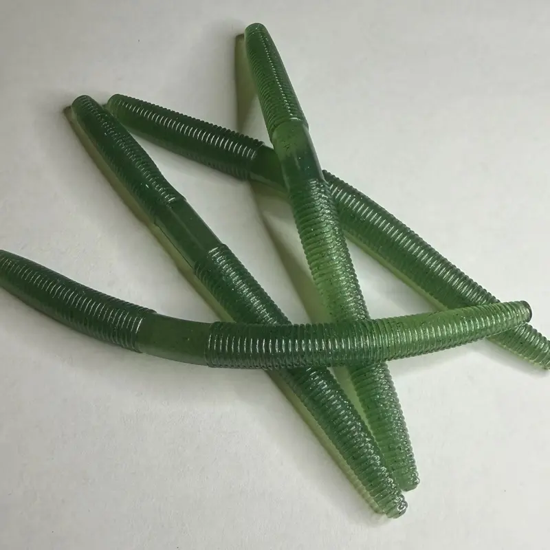 Dark Green 5” Stick Bait - 6 Pack