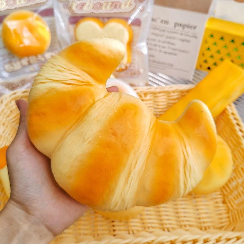 Croissant Bread Squishy - Ultra Soft Squeeze Stress Relief