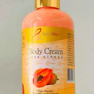 Byenblan Body Papaya Cream 8oz - Natural Glow & Even Skin Tone, Reduced Aging Signs, Improved Hydration & Elasticity, Organic Handmade Radiant Body Care