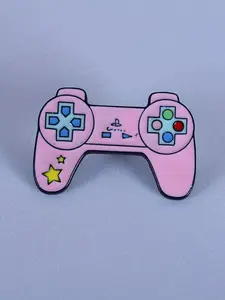 Cute Game Console Handle Design Brooch, Fashion Alloy Badge for Clothing & Hat & Backpack Decor, Trendy All-match & Exquisite Accessories for Birthday Gift Decoration