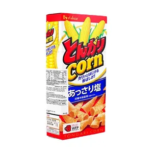 House Foods Japan Salted Corn Puffs 68g - Crispy Japanese Snack, Savory Flavor