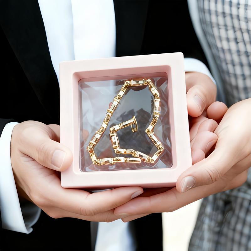 Energy magnet bracelet, eco-friendly alloy withdiamonds,adjustable ladies' wristband