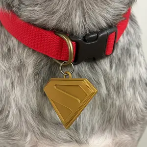 Crypto Super Dog Tag Superhero Design for Dog