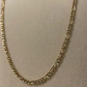 14k gold 18" diamond cut chain