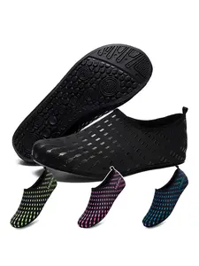 Unisex Colorblock Quick Drying Water Shoes, Water Aqua Shoes, Breathable Non-slip River Trekking Shoes, Comfortable Lightweight Sports Shoes for Beach Swimming Surfing, Wading Shoes