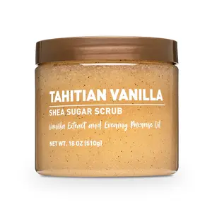Shea Sugar Scrub, Tahitian Vanilla, 18 oz