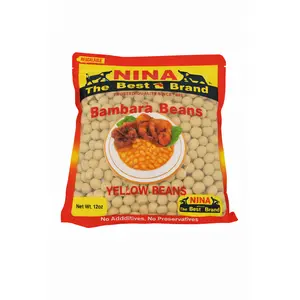 Bambara Beans, African Yellow Beans, 12oz (motoho, aboboi, ditloo, mubono)