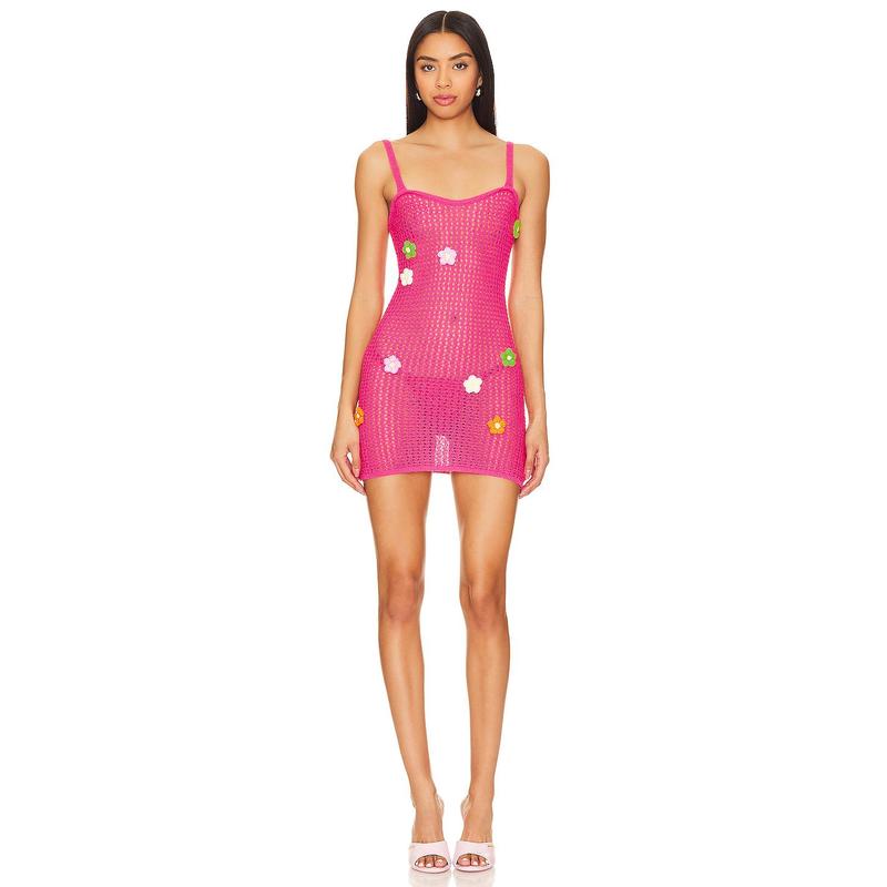 MORE TO COME Lawra Mini Dress in Pink