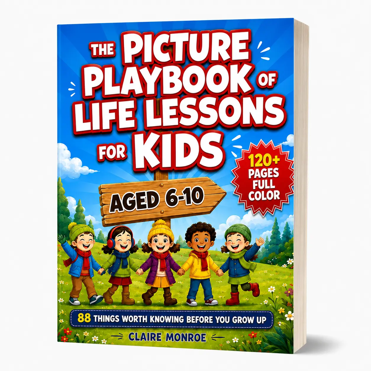 Claire Monroe - The Picture Playbook of Life Lessons for Kids Ages 6–10 (FULL COLOR) | 88 Things Worth Knowing Before You Grow Up | Illustrated Social Skills & Everyday Learning Book with 88 Visual Lessons