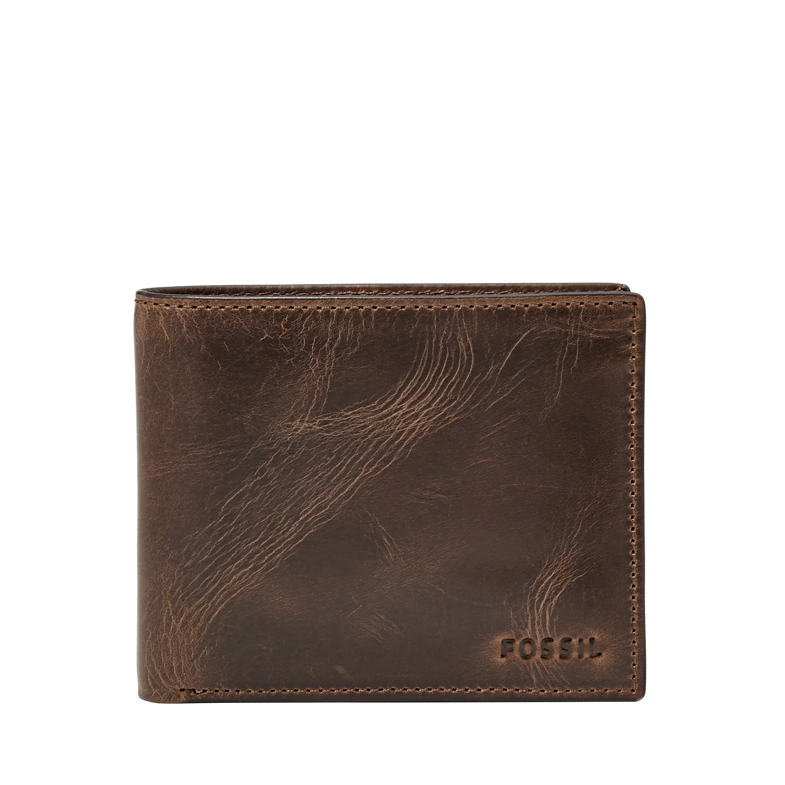 Fossil Men's Derrick RFID Leather Passcase Wallet